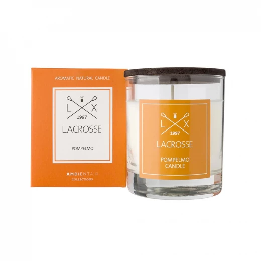 Ambientair Lacrosse Scented Candle, Pompelmo Scent, 200 Gram Ambientair Lacrosse Scented Candle, Pompelmo Scent, 200 Gram