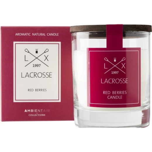 Ambientair Lacrosse Scented Candle, Red Berries Scent, 200 Gram Ambientair Lacrosse Scented Candle, Red Berries Scent, 200 Gram
