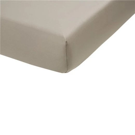 Bedding house fitted sheet set, cotton, taupe color, king size, 3 pieces - Bedding House - Image 3