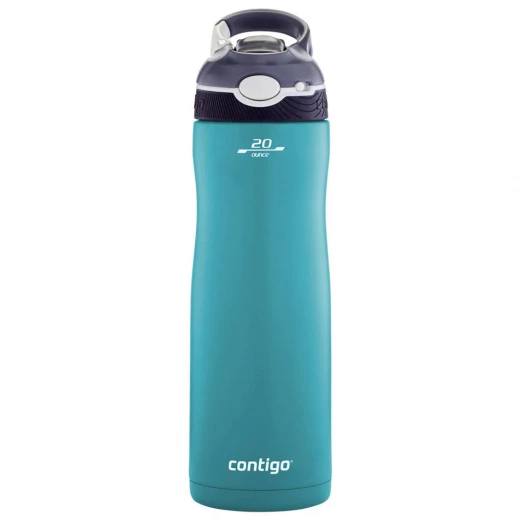 Contigo Autospout Ashland Chill Water Bottle - 590ml Scuba Contigo Autospout Ashland Chill Water Bottle - 590ml Scuba