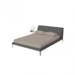 Bedding house fitted sheet set, cotton, taupe color, queen size, 3 pieces - Bedding House