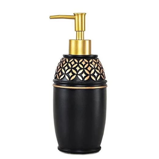 طقم إكسسوارات الحمام, باللون الأسود, 5 قطع من إيريا - إيريا - Image 6