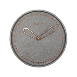 Nextime Cross Wall Clock, Grey Color