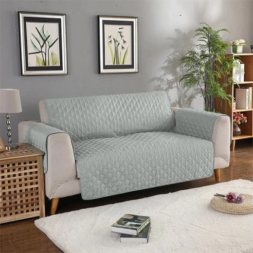 Nova home sure fit sofa protector, light grey color, 7 seats - Nova Home - Image 2