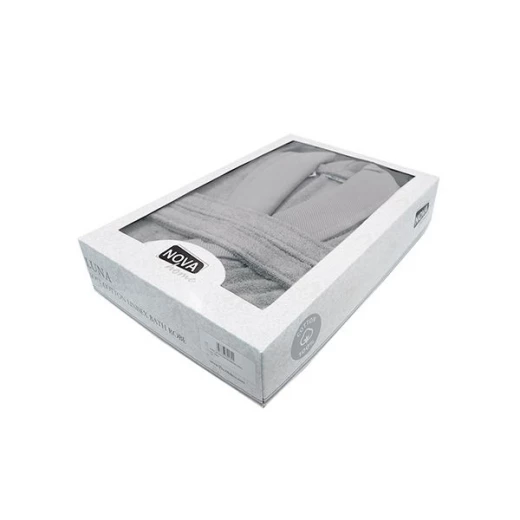 Nova home luna bathrobe, grey color - Nova Home - Image 2