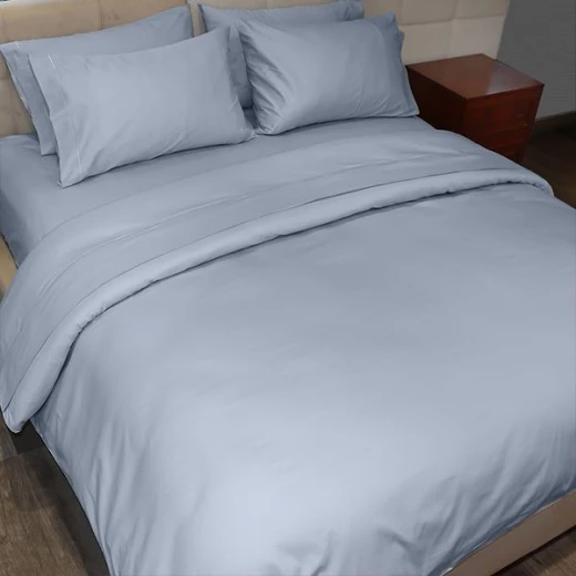 غطاء وجه لحاف بتصميم سادة, قطن, باللون الأزرق, حجم مجوز من فيلدكريست غطاء وجه لحاف بتصميم سادة, قطن, باللون الأزرق, حجم مجوز من فيلدكريست