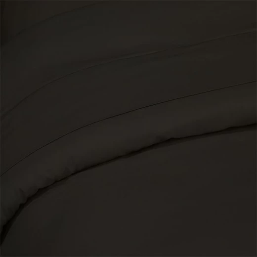 Fieldcrest plain duvet cover, cotton, black color, twin size - Fieldcrest - Image 2