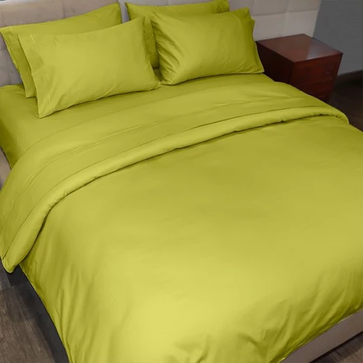 Fieldcrest plain duvet cover, cotton, pistache color, twin size Fieldcrest plain duvet cover, cotton, pistache color, twin size