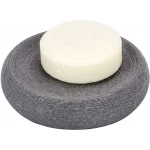 Wenko "Goa" soap dish, plastic polyresin, grey - Wenko