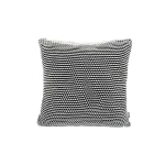 Nova home honey bee hand knitted cushion cover, black and natural color - Nova Home