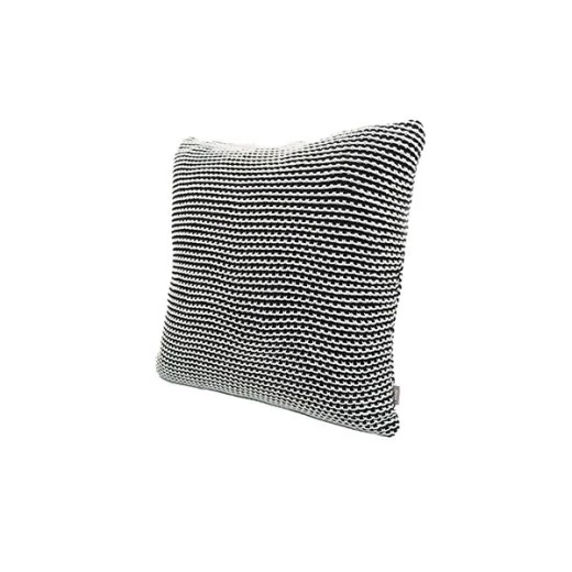 Nova home honey bee hand knitted cushion cover, black and natural color - Nova Home - Image 3