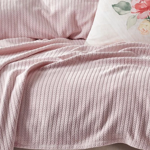 Nova Home Rosanna Pique Bedspread Set, Pink Color, Twin Size, 3 Pieces - Nova Home - Image 2
