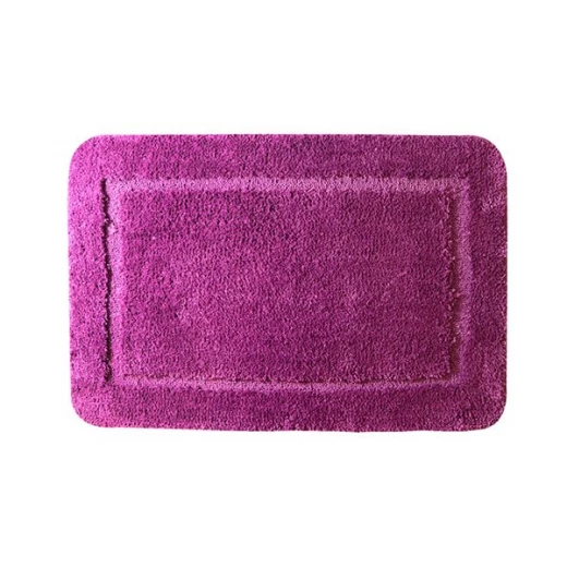 Nova Home Table Tufted Bath Mat Set, Purple Color, 4 Pieces - Nova Home - Image 2