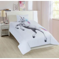 Nova Home  Duvet Cover Set, Queen Size,  Unicorn Design