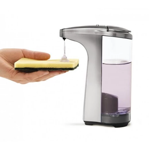 Simplehuman compact liquid soap sensor pump ,nickel, 230 ml - Simplehuman - Image 2