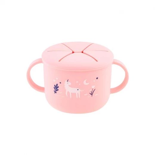 Stephen Joseph Silicone Snack Cup, Unicorn Design Stephen Joseph Silicone Snack Cup, Unicorn Design