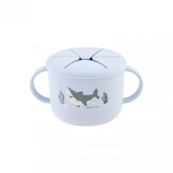 Stephen Joseph Silicone Snack Cup, Shark Design