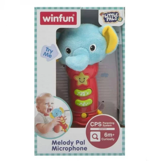 Winfun Melody Pal Microphone, Elephant Design - WinFun - Image 2