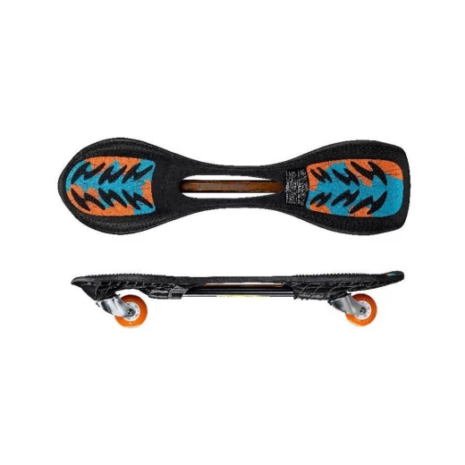 JD Bug Power Surfer Skateboard, Blue And Orange Color - JD Bug - Image 3