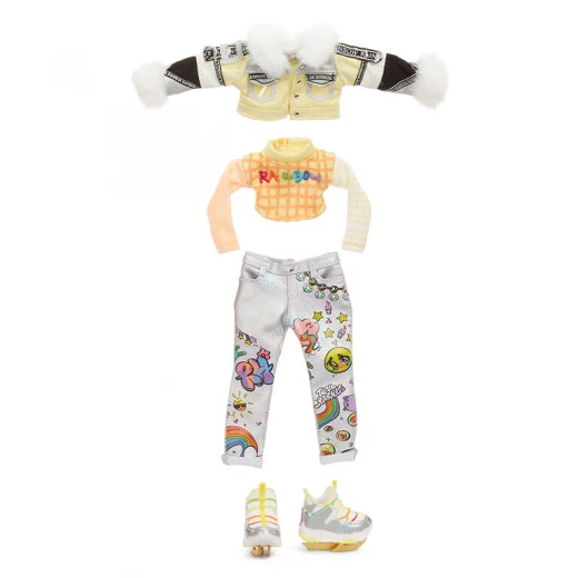 دمية أزياء, من سلسلة عطلة الشتاء صني ماديسون، باللون الأصفر من رينبو هاي - رينبو هاي - Image 3