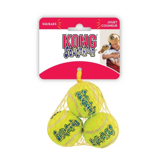 لعبة كرات التنس للكلاب, 3 قطع, حجم صغير من كونغ لعبة كرات التنس للكلاب, 3 قطع, حجم صغير من كونغ