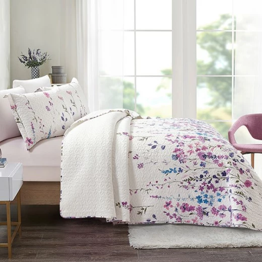 مفرش سرير روسالي صيفي 3 قطع من نوفا - نوفا هوم - Image 3