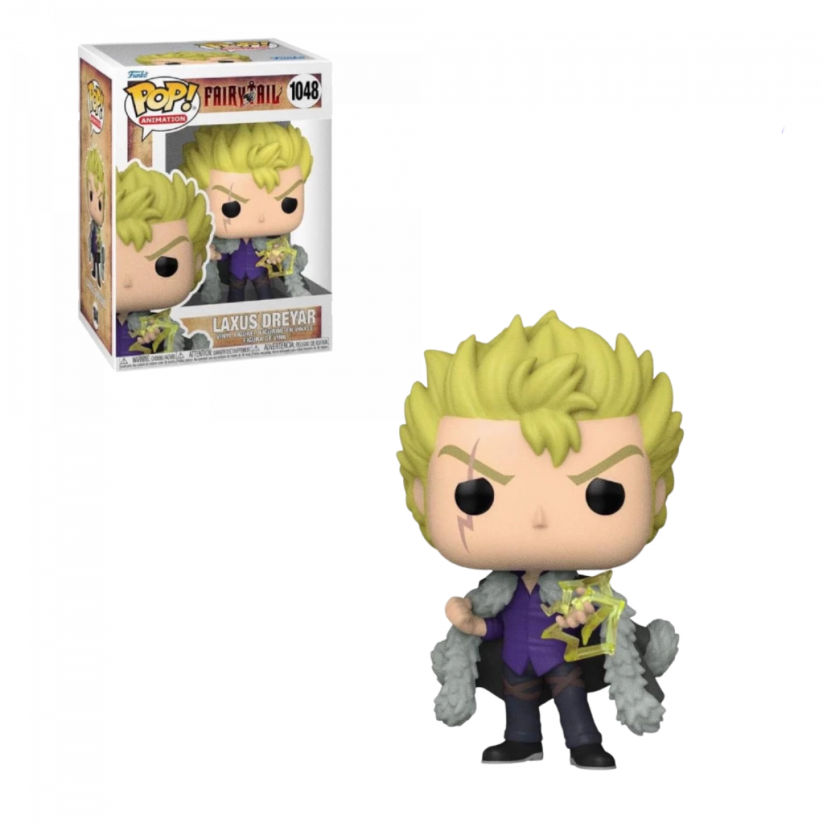 Funko Pop Laxus Dreyar Fairy Tail – Figurine Vinyle 9,5 Cm, Cadeau Collector Anime