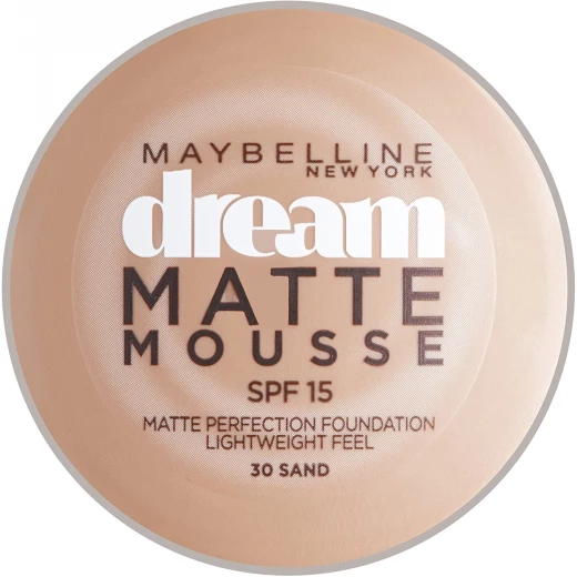 كريم دريم موس الجاف, باللون الرملي, درجة رقم 30 من ميبيلين نيويورك - Maybelline - Image 2