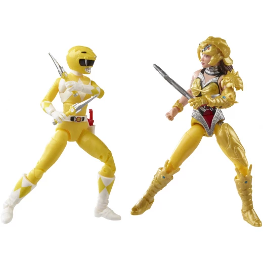 Hasbro Power Rangers Action Figure, Mighty Morphin, Yellow Ranger,15 Cm - Hasbro - Image 2
