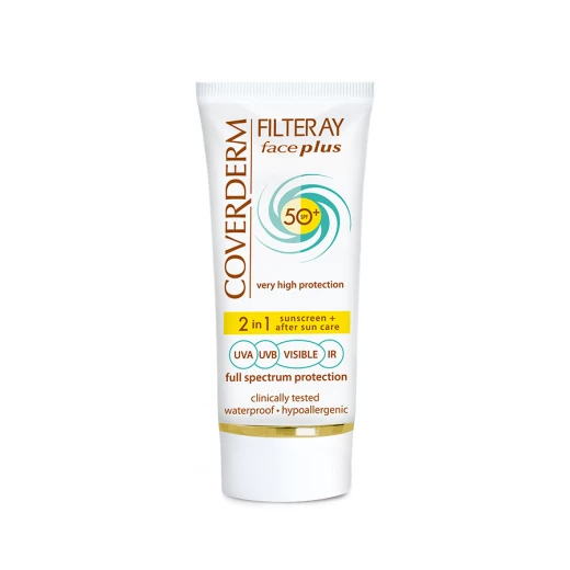 Coverderm Face Plus Oily Skin SPF 50+ Sunscreen Very High Protection Daily Use 50ml Coverderm Face Plus Oily Skin SPF 50+ Sunscreen Very High Protection Daily Use 50ml