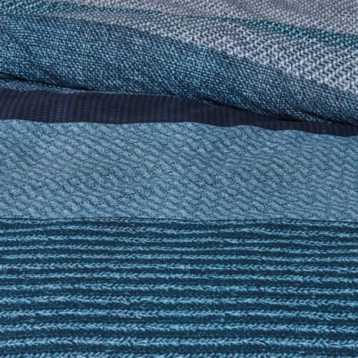Bedding House, Duvet cover, 3 Pieces, Blue Color, Queen Size, Jacco Design - Bedding House - Image 2
