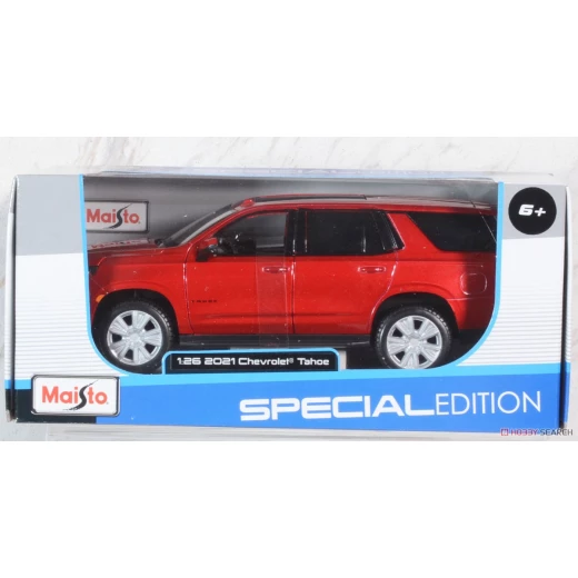 Maisto 2021 Chevrolet Tahoe 1:24, Red Clolor - Maisto - Image 4