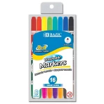 Bazic Double Tip Washable Markers, 8 Markers - Carioca