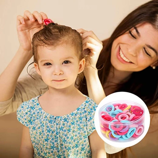 مجموعة مطاط الشعر، بألوان متنوعة - Image 2