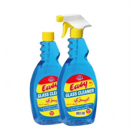 Easy Liquid Glass Cleaner 825 ml (2 Pieces) Streak-Free, Powerful Glass Cleaner Perfect for Windows, Mirrors & All Glass Surfaces Easy Liquid Glass Cleaner 825 ml (2 Pieces) Streak-Free, Powerful Glass Cleaner Perfect for Windows, Mirrors & All Glass Surfaces