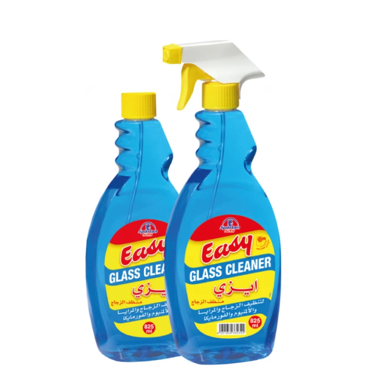 Easy Liquid Glass Cleaner 825 ml (2 Pieces) Streak-Free, Powerful Glass Cleaner Perfect for Windows, Mirrors & All Glass Surfaces - Easy