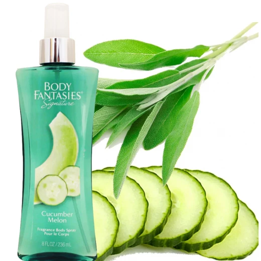 Body Fantasies Body Spray, Cucumber - Body Fantasies - Image 2