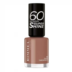 Rimmel London 60 Seconds Super Shine Nail Polish 101 Taupe Throwback 8ml Quick Dry Manicure