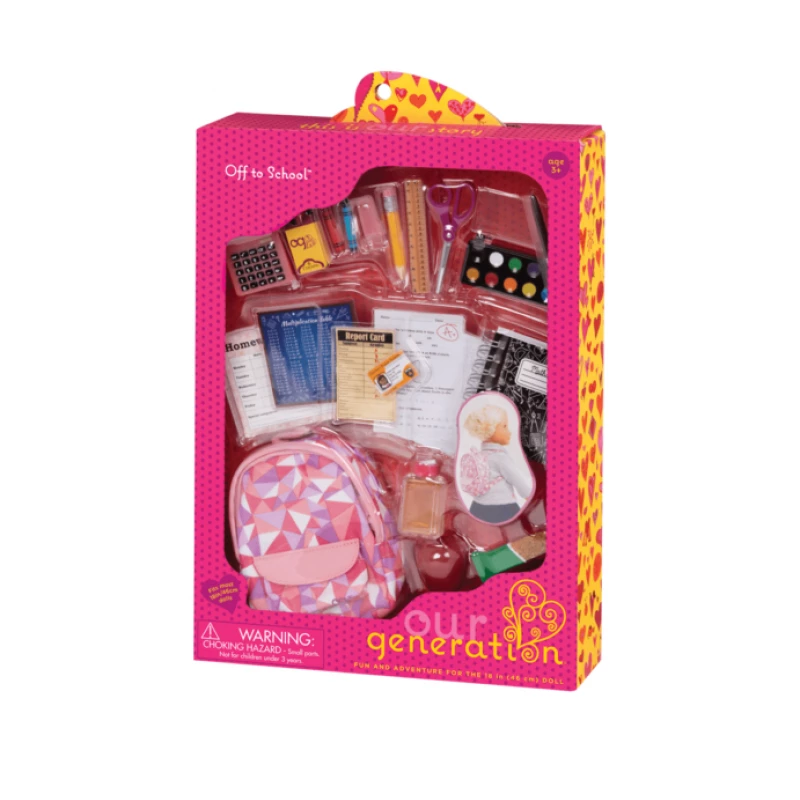 Our Generation Off To School Supplies Accessory Set For Dolls - Our Generation
