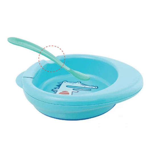 Chicco Warmy Plate For Boys, Blue Color,  +6 Months - Chicco - Image 3