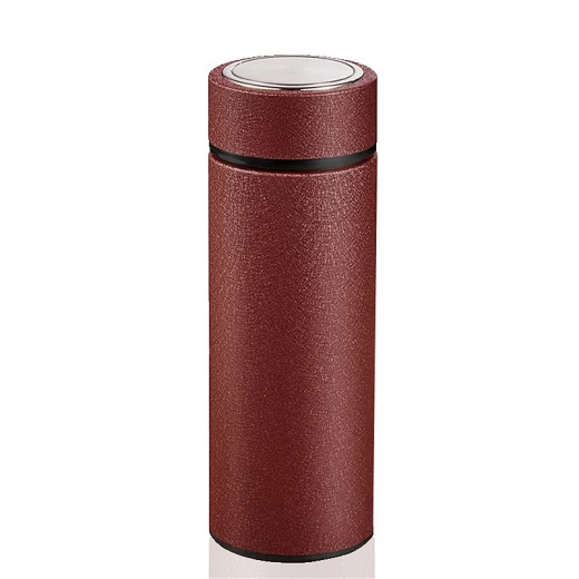 Portable Insulated Thermos, Brown Color, 500 Ml Portable Insulated Thermos, Brown Color, 500 Ml