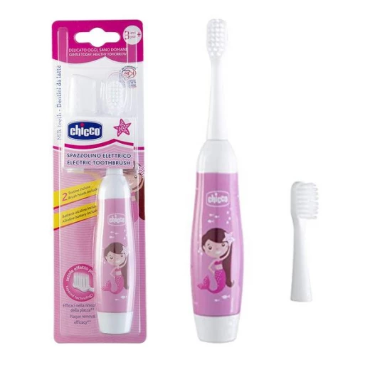 Chicco Electric Toothbrush For Girls, Pink Color - Chicco - Image 2