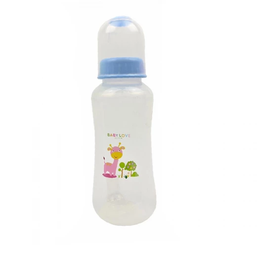 Smart Baby Feeding Bottle, Blue Color, Assortment, 280 Ml Smart Baby Feeding Bottle, Blue Color, Assortment, 280 Ml