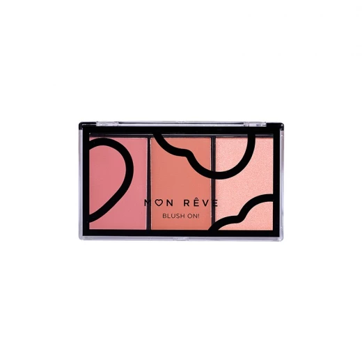 Mon Reve Earthy Color Palette 02 Blusher Kit Radiant Matte & Iridescent Shades Makeup - Mon Reve - Image 2