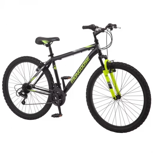 Mongoose Boys Bike, Mountain Cycle, Black & Yellow Color , 60.96 Cm Mongoose Boys Bike, Mountain Cycle, Black & Yellow Color , 60.96 Cm