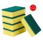 M&M Non-Scratch Cleaning Sponges – 12 Pack, Durable & Gentle on Surfaces - M&amp;M