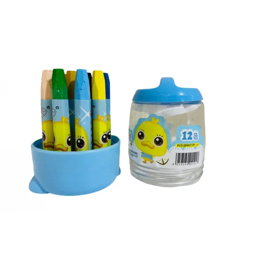 Wax Colors Pocket, Blue Color, 12 Colors - Amigo - Image 2