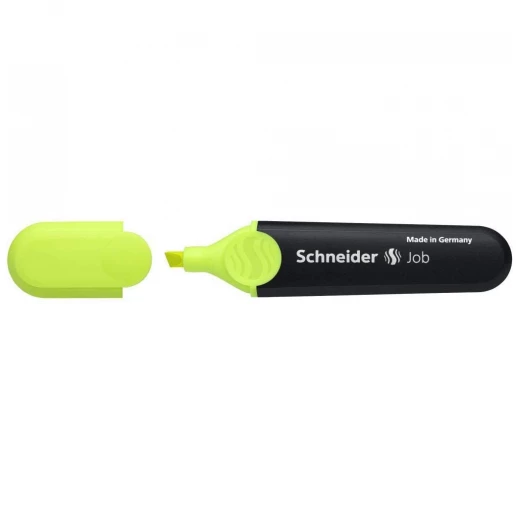 Schneider Job Text Marker, Refillable, Yellow Color Schneider Job Text Marker, Refillable, Yellow Color