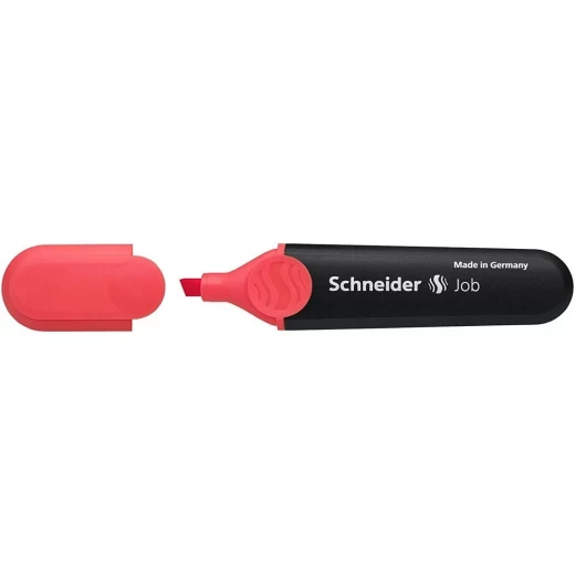 Schneider Job Text Marker, Refillable, Red Color Schneider Job Text Marker, Refillable, Red Color