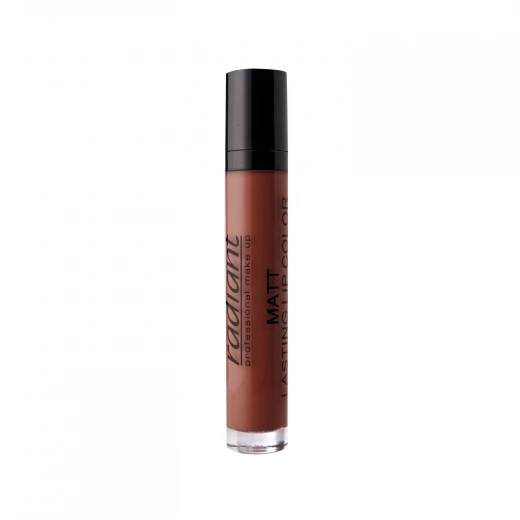 أحمر شفاه سائل يدوم طويلاً من Radiant Matt SPF 15 رقم 21 تركيبة مرطبة لون شفاه مطفي أحمر شفاه سائل يدوم طويلاً من Radiant Matt SPF 15 رقم 21 تركيبة مرطبة لون شفاه مطفي